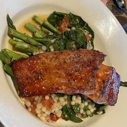 Enlightened Cherry Chipotle Glazed Salmon