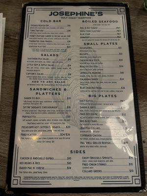 Menu photo 4 Josephine's Gulf Coast Tradition Houston, TX Menu photo 4 Josephine's Gulf Coast Tradition Houston, TX