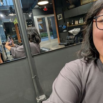 Nova Arts Salon - At Nova Arts Salon, wearing a fancy robe and enjoying my new haircut - Hair Salons Near Me - Los Angeles, California Nova Arts Salon - At Nova Arts Salon, wearing a fancy robe and enjoying my new haircut - Hair Salons Near Me - Los Angeles, California
