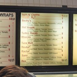 Stewie's - Menu