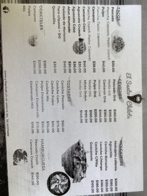 Menu photo 1 Santo Chilote Todos Santos, BCS Menu photo 1 Santo Chilote Todos Santos, BCS