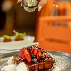 Glass & Vine - Corn Flake Crusted French Toast