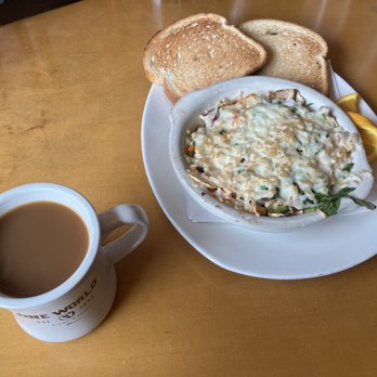 One World - Vegan Substitute Baked Egg Dish - New American Near Me - Peoria, Illinois