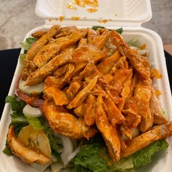 Galore Fried Chicken And Pizza - Buffalo chicken garden salad
