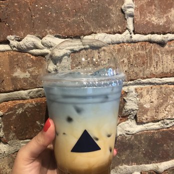 Cafe Blue - Iced Blue latte - Coffee Roasteries Near Me - Duluth, Georgia