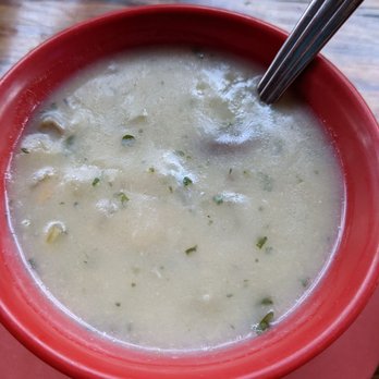 Los Cabos Seafood - Clam chowder that came with my entree - Seafood Near Me - El Paso, Texas