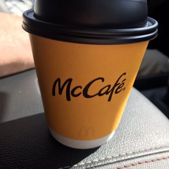 McDonald's - a cup of coffee on a car seat - Fast Food Near Me - Mantua, Ohio