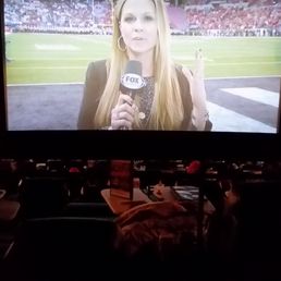Watching the Big Ten Championship Game on Bistro Screen 4. Unfortunately there were some technical difficulties. Overall it was fun. Watching the Big Ten Championship Game on Bistro Screen 4. Unfortunately there were some technical difficulties. Overall it was fun.