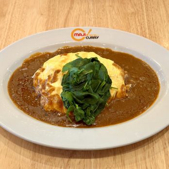 MAJI Curry - Omelet Spinach Curry - Japanese Curry Near Me - Irvine, California
