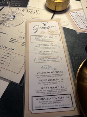 Menu photo 3 Grandson Steaks San Diego, CA