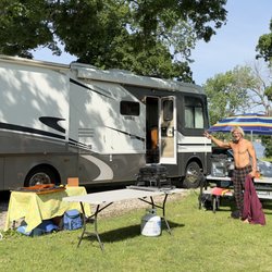 Camp Hauberg - View from our campsite.