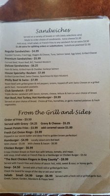 Menu photo 2 Dragonfly Cafe Owen Sound, ON Menu photo 2 Dragonfly Cafe Owen Sound, ON