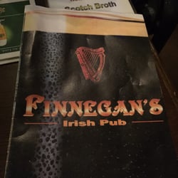 Finnegan's Irish Pub - Die Karte.