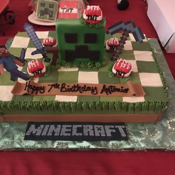 Cruzin Cakes Shop - a minecraft birthday cake - Custom Cakes Near Me - Nashua, New Hampshire Cruzin Cakes Shop - a minecraft birthday cake - Custom Cakes Near Me - Nashua, New Hampshire