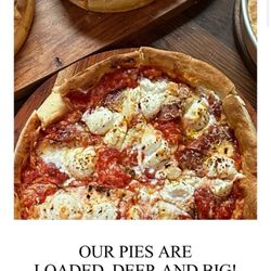 Engine Room Deep Dish Pizza - The best deep dish in the state.
