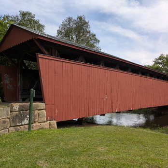 Staats Mill Covered Bridge - Staats Mill Covered Bridge, Ripley - Landmarks & Historical Buildings Near Me - Ripley, West Virginia