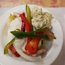 Luigi's Pizza - From the salad bar - their potato salad is yummy.