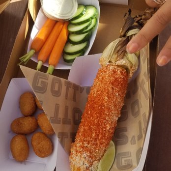 Gott's Roadside - Corn dogs, veggies, and corn. - American Near Me - Greenbrae, California Gott's Roadside - Corn dogs, veggies, and corn. - American Near Me - Greenbrae, California
