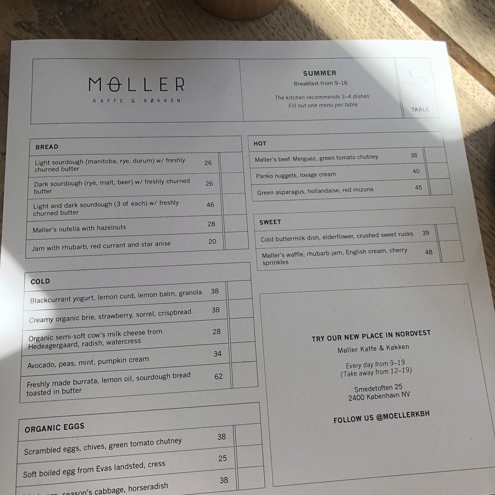 Møller Kaffe & Køkken - Menu - Cafes Near Me - Copenhagen, 84 Møller Kaffe & Køkken - Menu - Cafes Near Me - Copenhagen, 84
