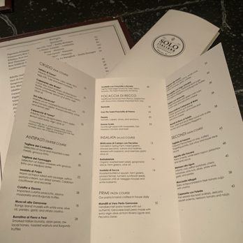Solo Italiano - Menu - Italian Near Me - Portland, Maine Solo Italiano - Menu - Italian Near Me - Portland, Maine