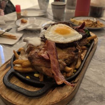 1480 HK Café - Mixed steak platter (served with rice or pasta) - Hong Kong Style Cafe Near Me - Douglaston, New York 1480 HK Café - Mixed steak platter (served with rice or pasta) - Hong Kong Style Cafe Near Me - Douglaston, New York
