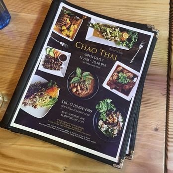 Chao Thai - Menu - Thai Near Me - Elmhurst, New York