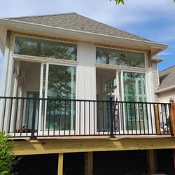 Dan's handyman service - new deck and patio doors