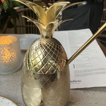 Teleferic Barcelona - Pine-Apple Inception cocktail before opening - Spanish Near Me - San Diego, California Teleferic Barcelona - Pine-Apple Inception cocktail before opening - Spanish Near Me - San Diego, California