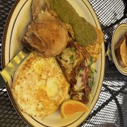Clary's Bar & Grill - The Combinacion. So good! Their Chile Relano is fantastic.