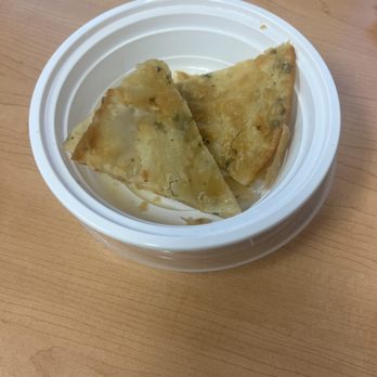 Wu' s Shanghai Dumpling - Scallion Pancake - way too oily, and we were not given sauce with it. Make sure you request sauce. - Shanghainese Near Me - Edison, New Jersey
