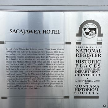 Sacajawea Hotel - Historic place - Hotels Near Me - Three Forks, Montana