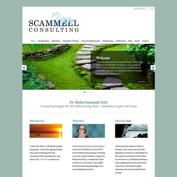 Vectorocket Media, LLC - Scammell Consulting Web Design - "www.scammellconsulting.com" - Web Design Near Me