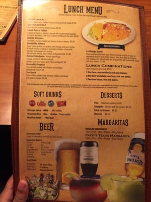 Menu photo 7 Paco's Mexican Restaurant Mableton, GA Menu photo 7 Paco's Mexican Restaurant Mableton, GA