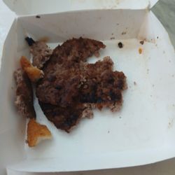 McDonald's - I tore pieces up for my dog to eat, she tasted it and threw up!