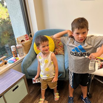 Aviva Alyeshmerni, MD - Happy campers after check ups + playing with ALL of Dr. Vivi's toys. - Pediatricians Near Me - Newport Beach, California Aviva Alyeshmerni, MD - Happy campers after check ups + playing with ALL of Dr. Vivi's toys. - Pediatricians Near Me - Newport Beach, California