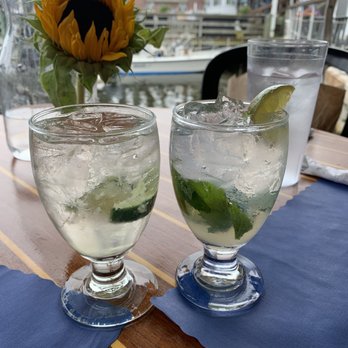 Shuckers - Cucumber smash and their mojito - Seafood Near Me - Woods Hole, Massachusetts Shuckers - Cucumber smash and their mojito - Seafood Near Me - Woods Hole, Massachusetts