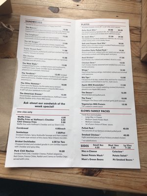 Menu photo 7 Slows Bar BQ Detroit, MI Menu photo 7 Slows Bar BQ Detroit, MI