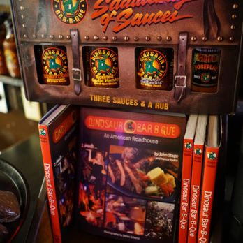 Dinosaur Bar-B-Que - They also sell their BBQ sauce and cookbooks! - Barbeque Near Me - Syracuse, New York Dinosaur Bar-B-Que - They also sell their BBQ sauce and cookbooks! - Barbeque Near Me - Syracuse, New York