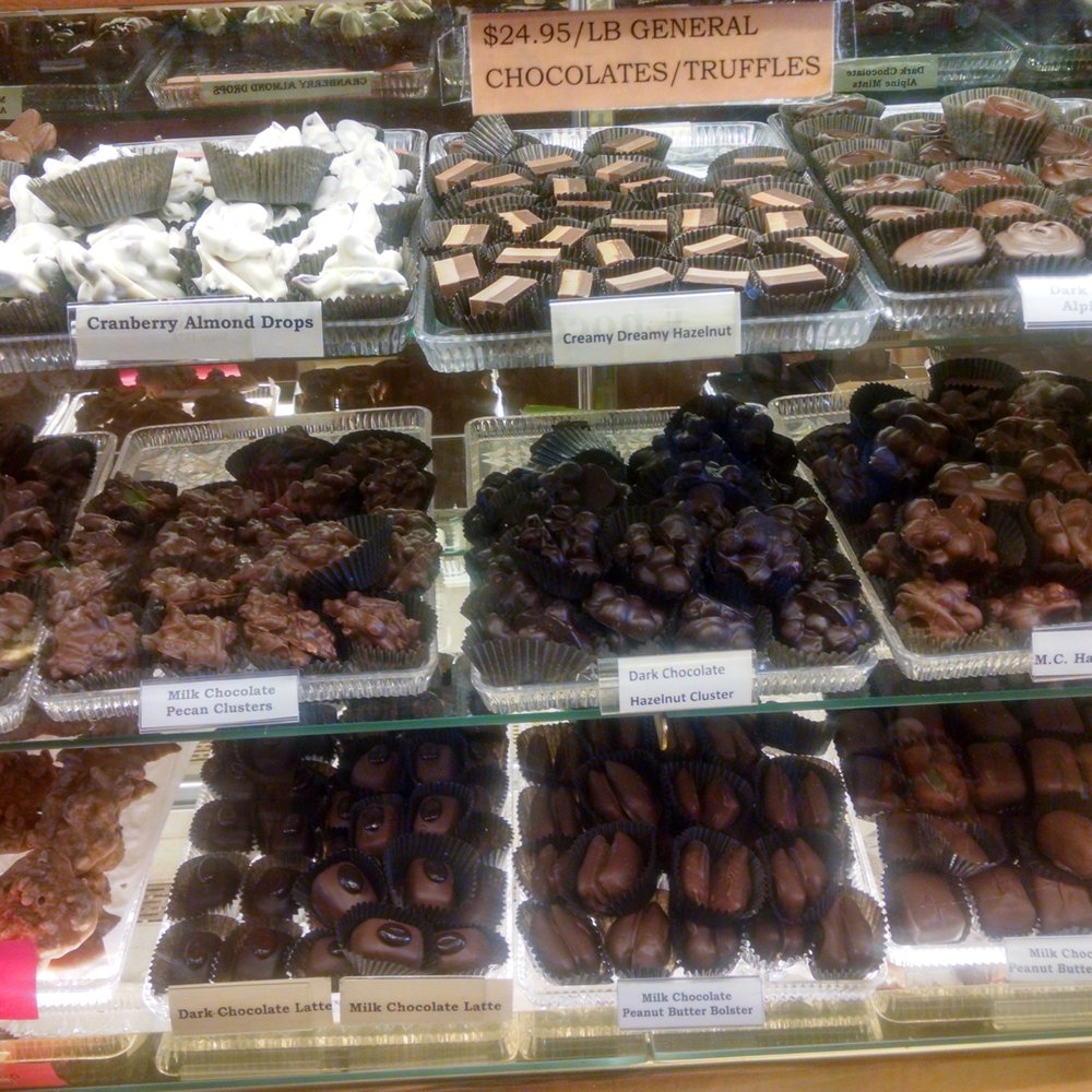 Paul Thomas Chocolates - My choice is that second row! Nuts for nuts! - Chocolatiers & Shops Near Me - Dahlonega, Georgia Paul Thomas Chocolates - My choice is that second row! Nuts for nuts! - Chocolatiers & Shops Near Me - Dahlonega, Georgia