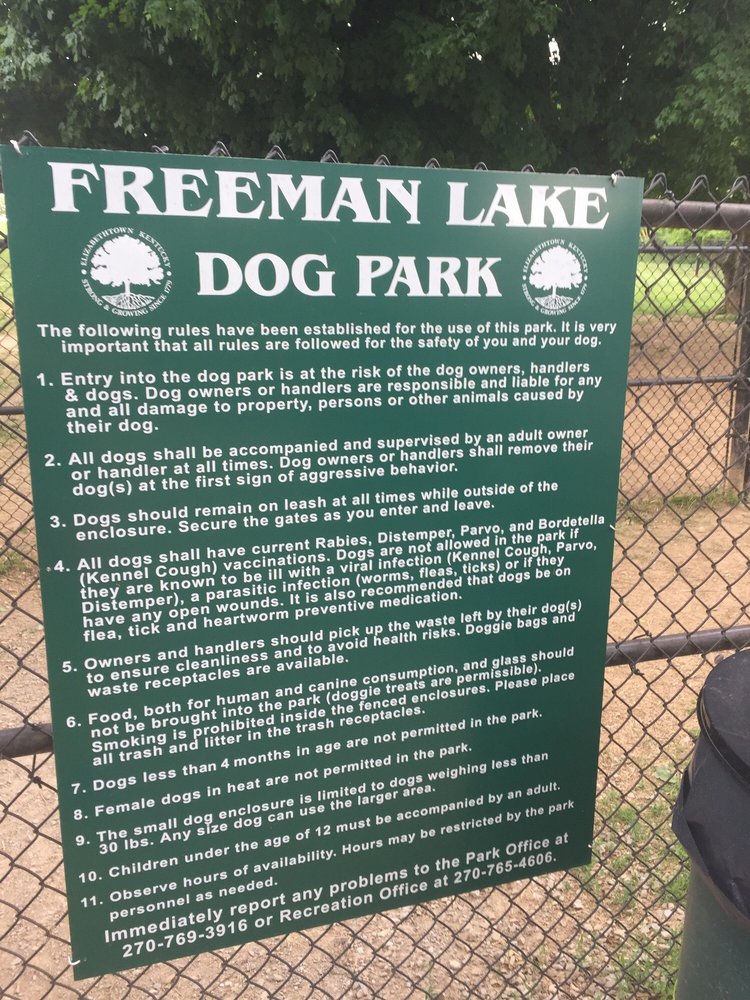 FREEMAN LAKE DOG PARK Dog Parks 114 E Nalls Rd, Elizabethtown, KY