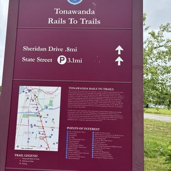 Tonawanda Rails to Trails - Sign - Parks Near Me - Tonawanda, New York Tonawanda Rails to Trails - Sign - Parks Near Me - Tonawanda, New York
