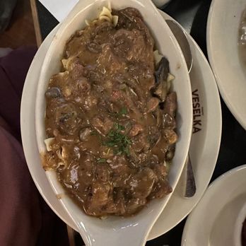 Veselka - Beef Stroganoff - IG @bougiefoodieboi - Ukrainian Near Me - New York, New York Veselka - Beef Stroganoff - IG @bougiefoodieboi - Ukrainian Near Me - New York, New York
