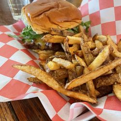 Franklin's East Falls - Cheeseburger and Fries