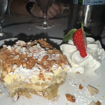 Ruocco’s Restaurant - Toasted almond cake - Italian Near Me - Boynton Beach, Florida Ruocco’s Restaurant - Toasted almond cake - Italian Near Me - Boynton Beach, Florida