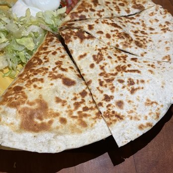 Bubba Garcia's - a quesadilla with lettuce and cheese - Mexican Near Me - Saint Simons Island, Georgia