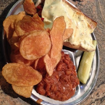 Prison Hill Brewing - Tri-Tip sandwich with a side of BBQ beans and house made chips!!!! Excellent!! - New American Near Me - Yuma, Arizona Prison Hill Brewing - Tri-Tip sandwich with a side of BBQ beans and house made chips!!!! Excellent!! - New American Near Me - Yuma, Arizona
