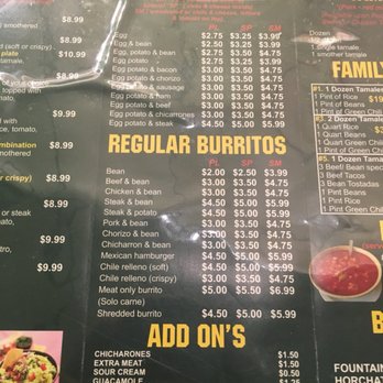 Tamales Moreno - Menu Part 2 - Mexican Near Me - Arvada, Colorado