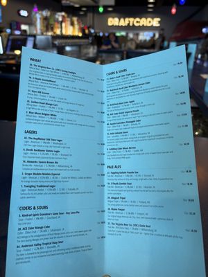 Menu photo 4 DraftCade Virginia Beach, VA Menu photo 4 DraftCade Virginia Beach, VA
