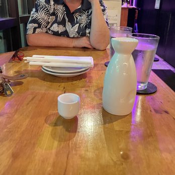 86 Forks Bar + Table - Hot Sake: Sho Chiku Bai Junmai 15% (Only USA Made Sake to Win Gold Award.) - Asian Fusion Near Me - Pensacola, Florida