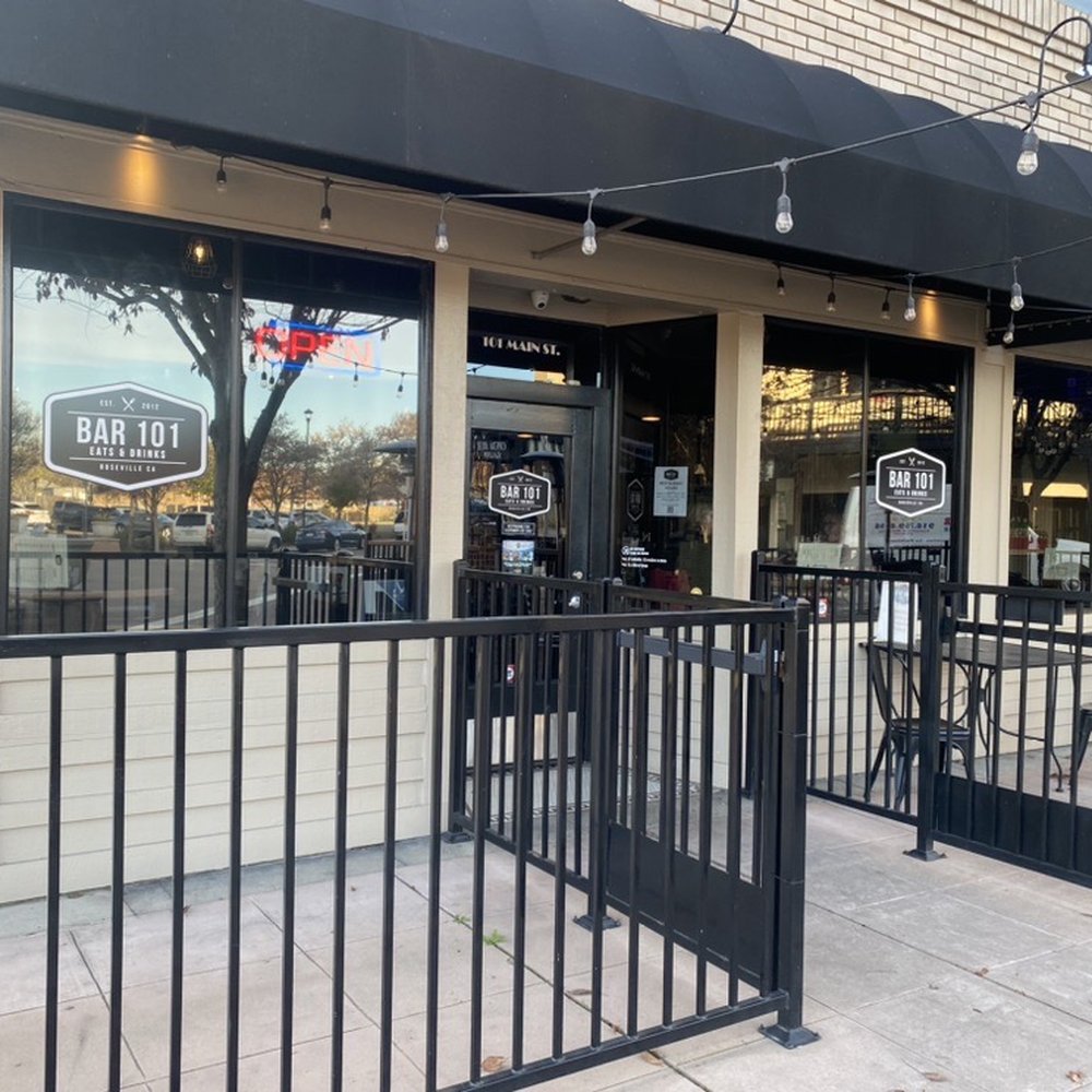 Bar 101 Eats & Drinks - Entrance - Sports Bars Near Me - Roseville, California Bar 101 Eats & Drinks - Entrance - Sports Bars Near Me - Roseville, California